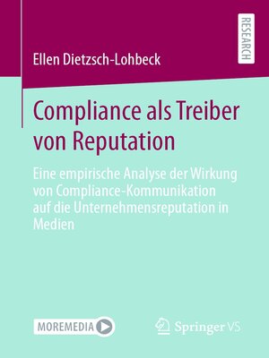 cover image of Compliance als Treiber von Reputation